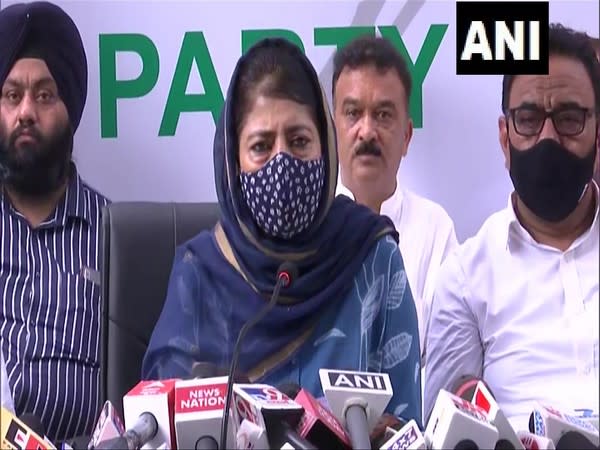 Former Jammu and Kashmir Chief Minister Mehbooba Mufti. (Photo/ ANI)