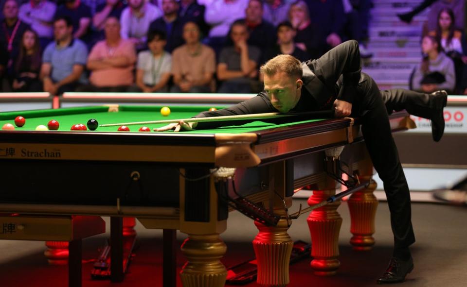 Judd Trump secured his spot in the third round (Nigel French/PA) (PA Wire)