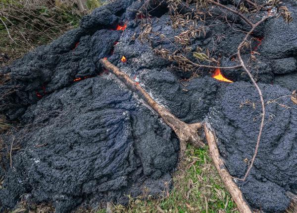 The Kilauea volcano erupted earlier this week (Caters)