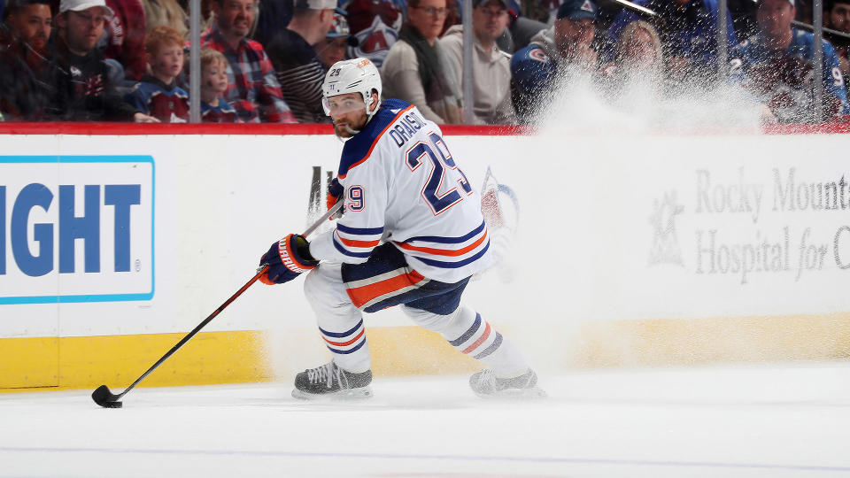 Oilers superstar Leon Draisaitl has been the second-best offensive player in the NHL since 2018-19. (Michael Martin/NHLI via Getty Images)