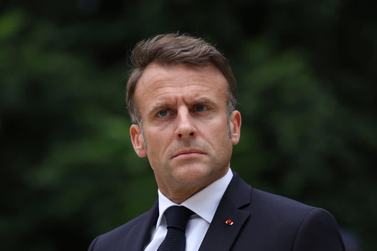 Emmanuel Macron was accused by one political rival of carrying out a ‘democratic coup’  (AP)