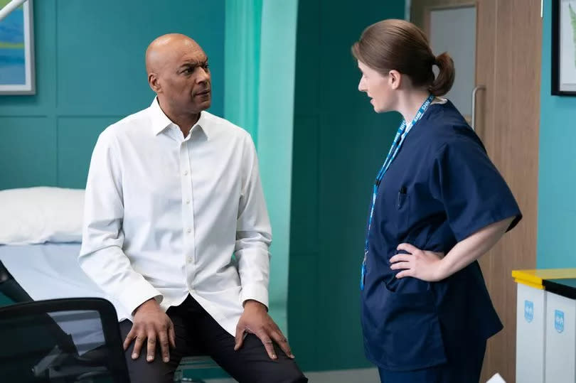 Doctor tells George the bad news in EastEnders