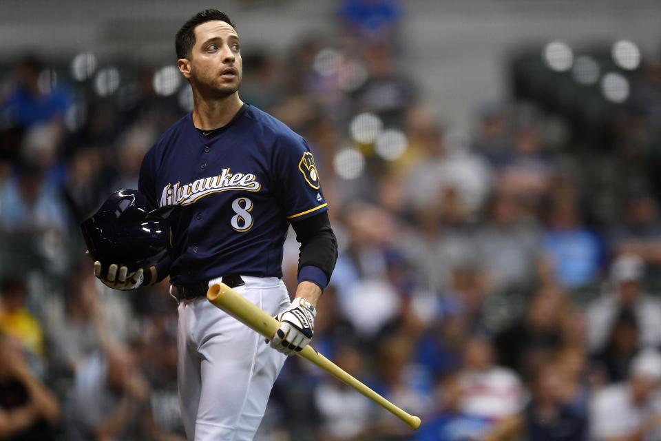 Ryan Braun is just a year removed from an 80-30-91-16-.305 season, but at least one of our analysts isn’t interested. (Photo by Stacy Revere/Getty Images)