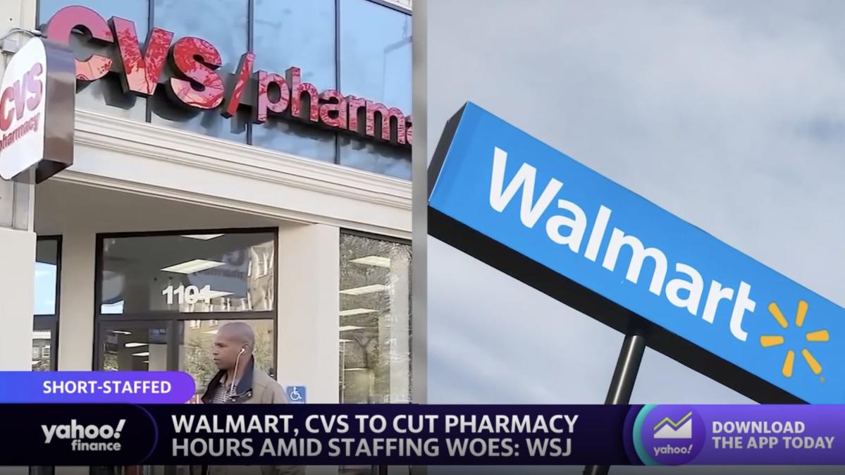 Walmart, CVS plan to cut pharmacy hours amid worker shortage