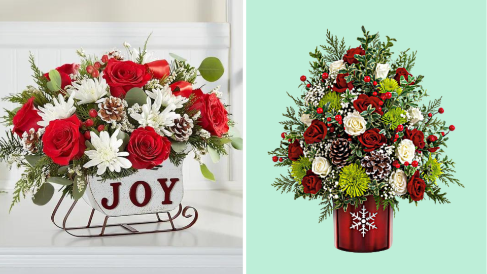 Christmas shopping for gifts and hostess gifts? Buy a gorgeous bouquet arrangement from one of these flower delivery services.