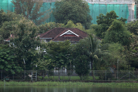 Myanmar's State Counsellor Aung San Suu Kyi's house is seen in Yangon, Myanmar, October 18, 2018. REUTERS/Ann Wang