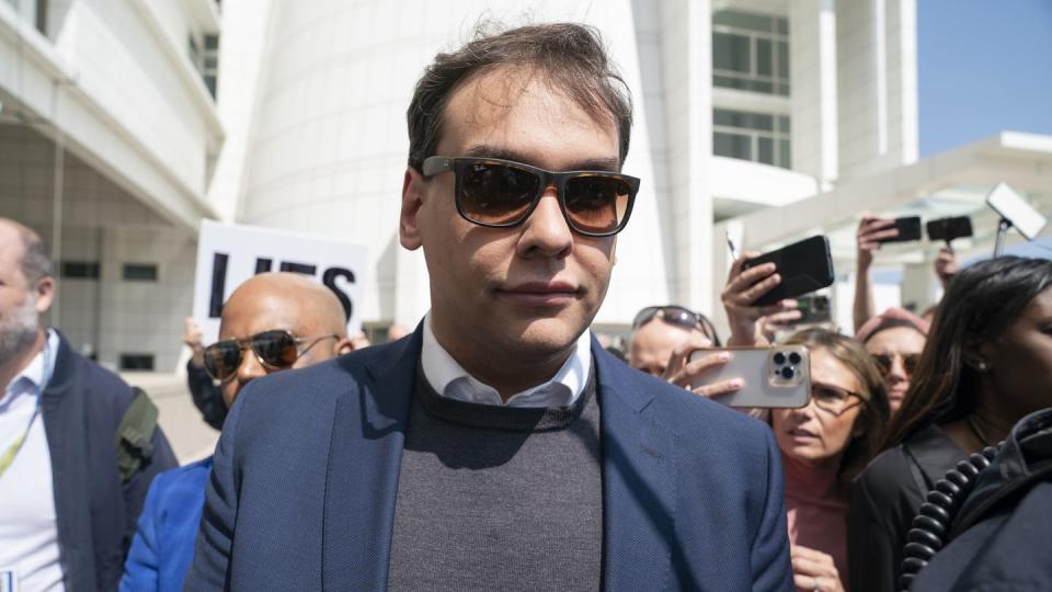 united states may 10 us congressman george santos leaves the us eastern district new york court wednesday may, 10, 2023 islip, new york photo by barry williams for ny daily news via getty images