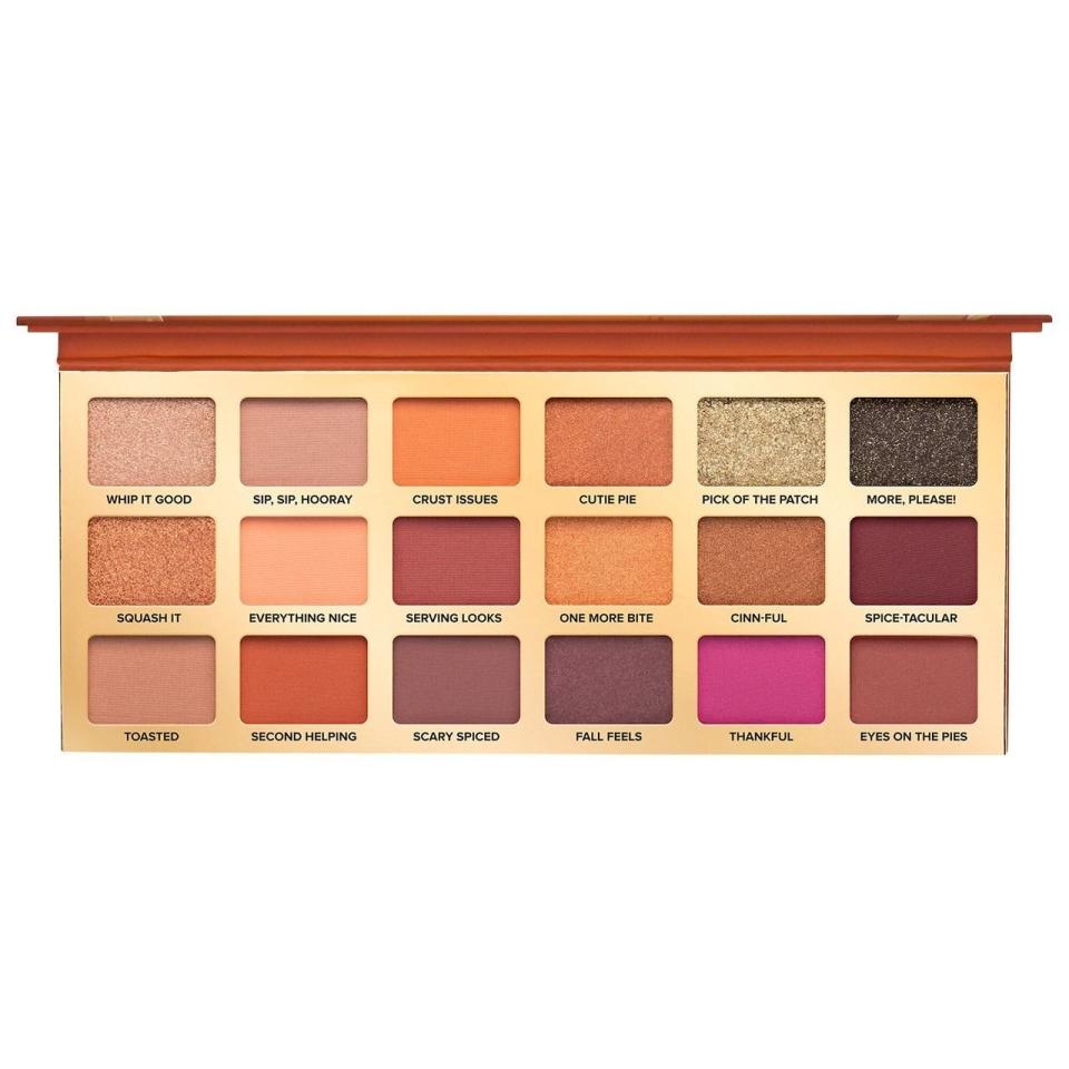 <p><a href="https://go.redirectingat.com?id=74968X1596630&url=https%3A%2F%2Fwww.sephora.com%2Fproduct%2Fpumpkin-spice-second-slice-sweet-spicy-eyeshadow-palette-P502430&sref=https%3A%2F%2Fwww.redbookmag.com%2Fbeauty%2Fg44966290%2Fpumpkin-beauty-products%2F" rel="nofollow noopener" target="_blank" data-ylk="slk:Shop Now;elm:context_link;itc:0;sec:content-canvas" class="link ">Shop Now</a></p><p>Pumpkin Spice Second Slice Sweet & Spicy Eyeshadow Palette</p><p>sephora.com</p><p>$27.00</p>