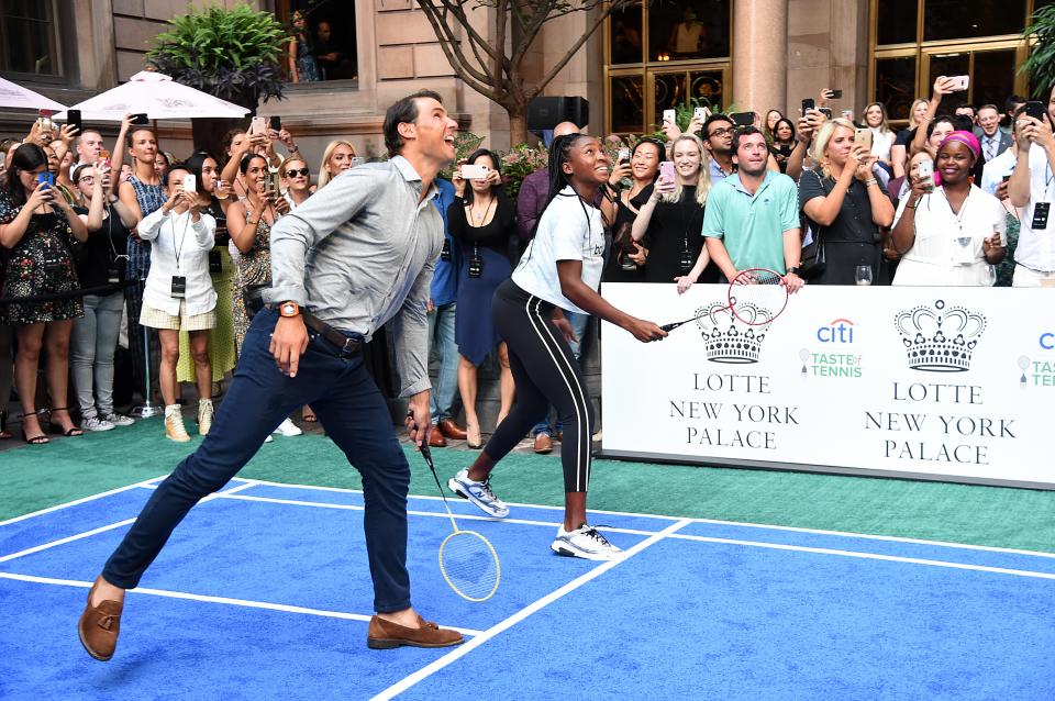 Rafael Nadal and Coco Gauff