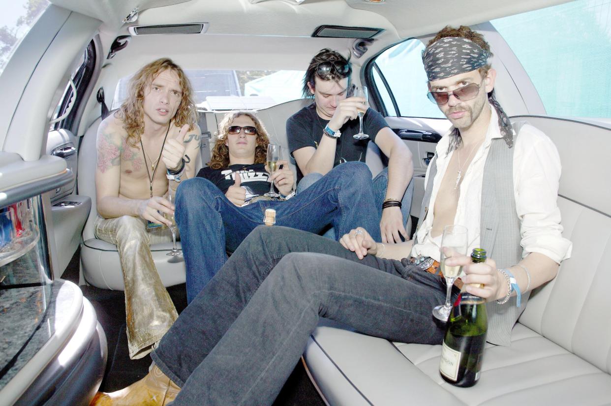 The Darkness in 2003, (Photo: Mick Hutson/Redferns)