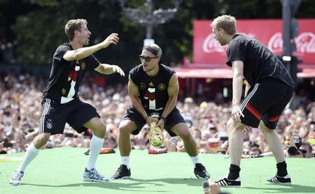 Germany damaged the World Cup trophy while celebrating in Berlin