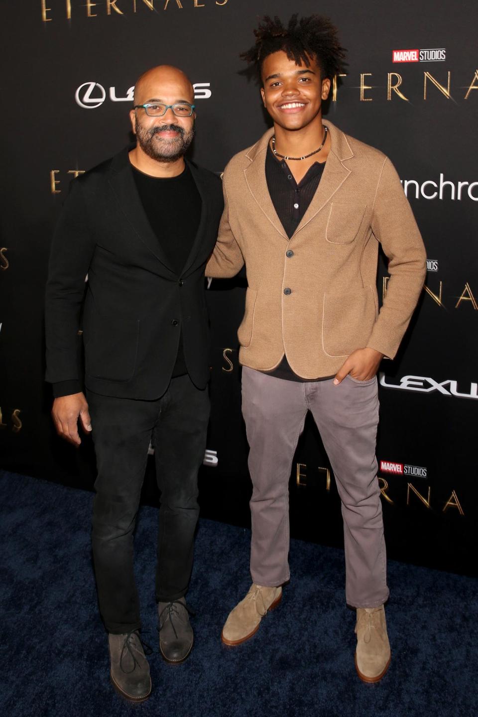 Jeffrey Wright and Elijah Wright