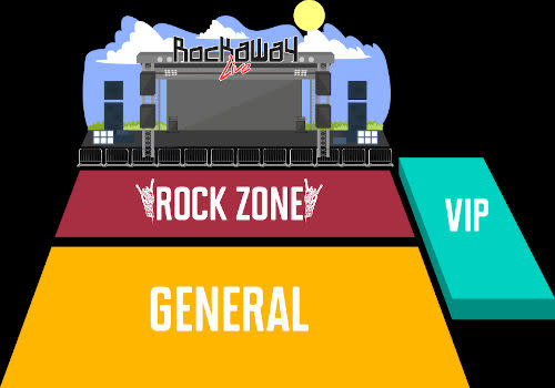 To be fair, VIP ticket holders also get to access the Rock Zone, which is closer to the stage.