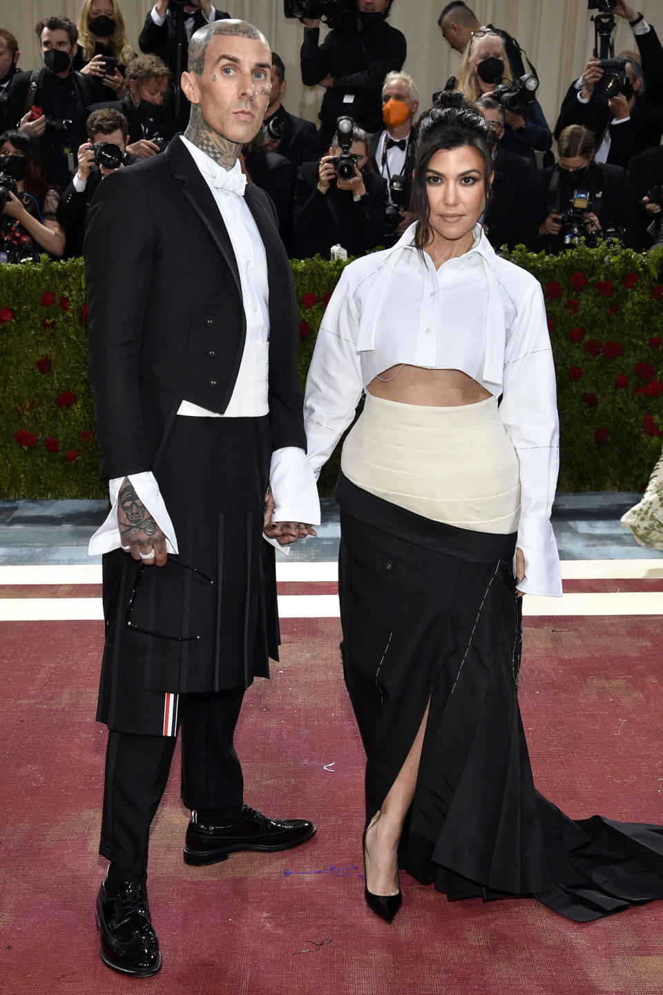 Kourtney Kardashian and Travis Barker