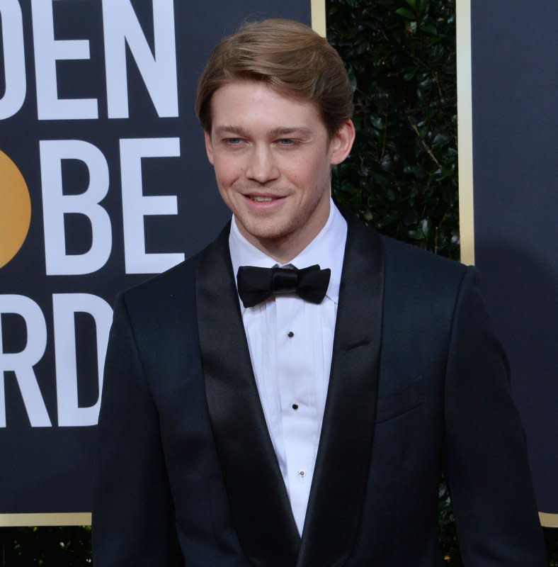 Joe Alwyn attends the 77th annual Golden Globe Awards at the Beverly Hilton Hotel in California on January 5, 2020. The actor turns 33 on February 21. File Photo by Jim Ruymen/UPI