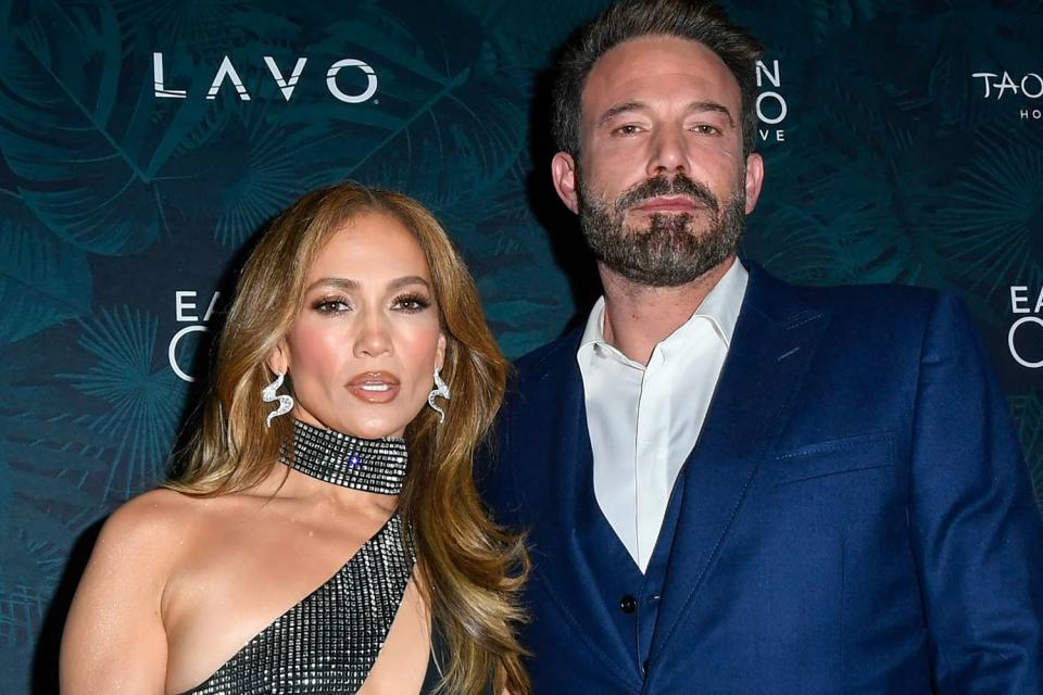 <p>Mindy Small/Getty</p> Jennifer Lopez  and Ben Affleck