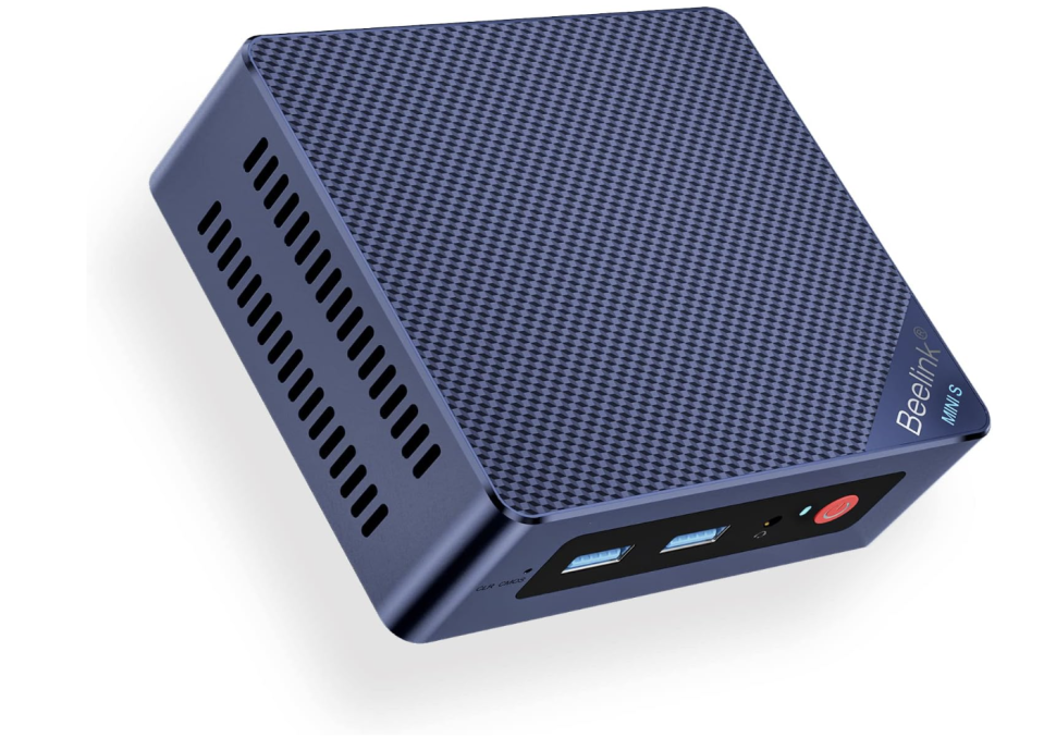 Beelink Mini S12 Mini PC, Intel 12th Processor N100 (4C/4T, up to 3.4Ghz). (PHOTO: Amazon Singapore)