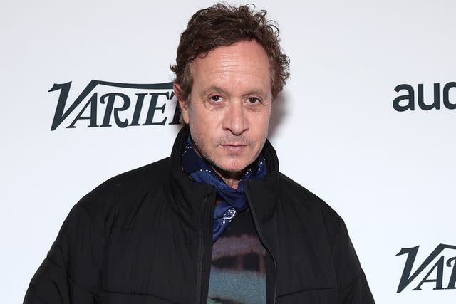 <p>John Salangsang/Variety via Getty</p> Pauly Shore at the Variety Sundance Studio, Presented by Audible in January 2024