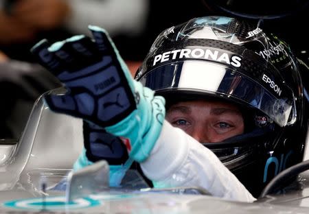 Formula One - Singapore Grand Prix - Marina Bay, Singapore - 17/9/16 Mercedes' driver Nico Rosberg of Germany in action during third practice. REUTERS/Edgar Su