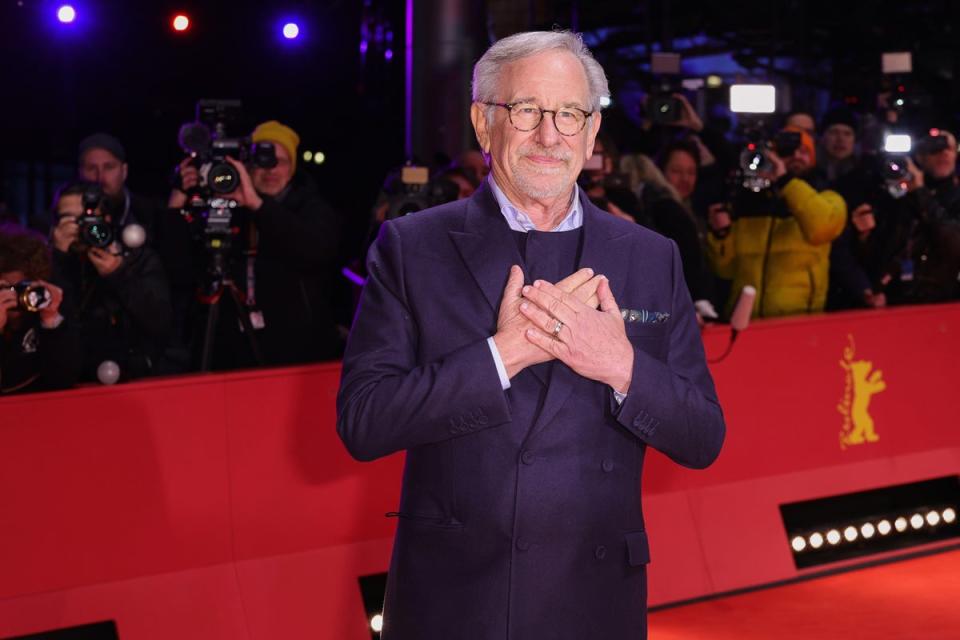 Steven Spielberg attends at the The Fabelmans premiere (Getty Images)
