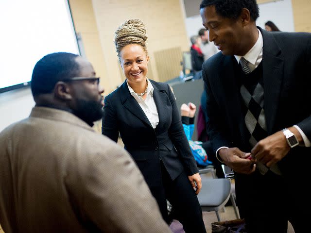 Tyler Tjomsland/The Spokesman-Review/AP Rachel Dolezal after her controversy came to light.