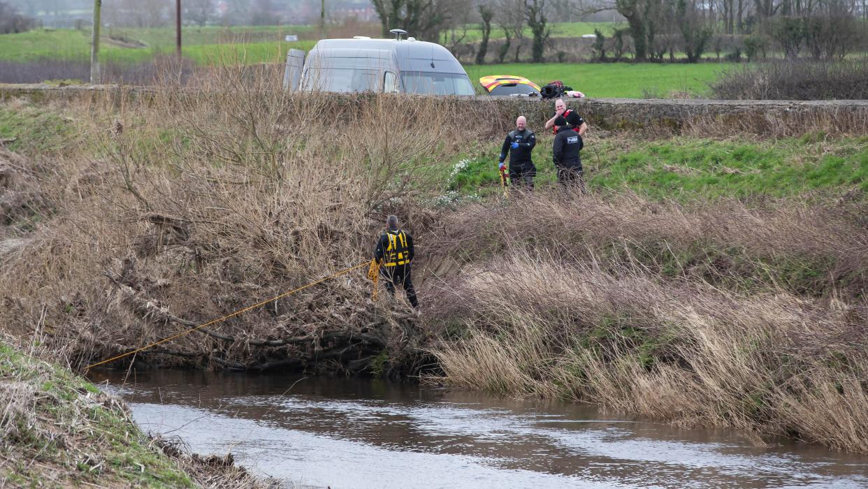 Police search in River Wyre (Jason Roberts/PA Wire)