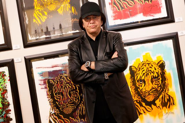 Ethan Miller/Getty Gene Simmons in Las Vegas in October 2021