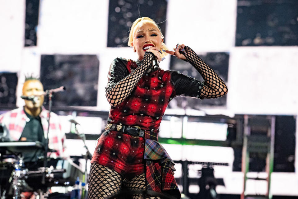 Gwen Stefani of No Doubt performs during the 2024 Coachella Valley Music and Arts Festival on April 20 in Indio, California.