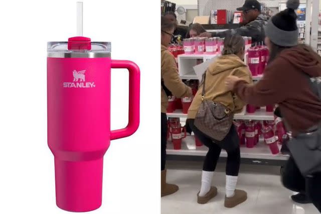 Starbucks' pink Stanley cups cause mayhem at Target – NBC 5 Dallas