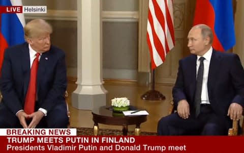 Donald Trump and Vladimir Putin - Credit: BBC