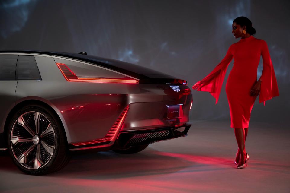 The Cadillac Celestiq electric luxury car. [Embargo 7/22 DNP]