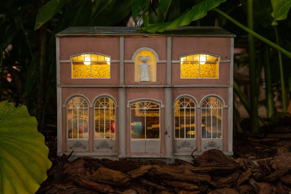 A tiny café created by AnonyMouse, an anonymous' Swedish artists collective, is now permanently installed at the Royal Poinciana Plaza on Royal Poinciana Way.
