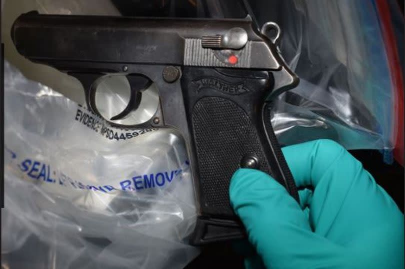 The self-firing pistol used in Homerton in 2020 was found in a lift shaft police searched as part of their investigation