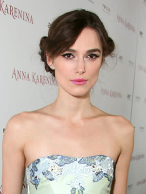 <div class="caption-credit"> Photo by: Getty Images</div><div class="caption-title">10. A Fine Mess</div>We love updos that are just a wee bit unkempt and imperfect like Keira Knightley's. A few flyways can keep you looking modern and fresh, not matronly. <br> <b>Related: <a rel="nofollow noopener" href="http://www.cosmopolitan.com/sex-love/relationship-advice/relationship-advice-for-women?link=rel&dom=yah_life&src=syn&con=blog_cosmo&mag=cos" target="_blank" data-ylk="slk:Relationship Advice From Men;elm:context_link;itc:0;sec:content-canvas" class="link ">Relationship Advice From Men</a> <br> Related: <a rel="nofollow noopener" href="http://www.cosmopolitan.com/advice/health/what-to-eat-before-a-workout?link=rel&dom=yah_life&src=syn&con=blog_cosmo&mag=cos" target="_blank" data-ylk="slk:Eat This Before You Work Out;elm:context_link;itc:0;sec:content-canvas" class="link ">Eat This Before You Work Out</a> <br> Related: <a rel="nofollow noopener" href="http://www.cosmopolitan.com/advice/work-money/ways-to-save-money?link=rel&dom=yah_life&src=syn&con=blog_cosmo&mag=cos" target="_blank" data-ylk="slk:How to Save Money And Still Have a Life;elm:context_link;itc:0;sec:content-canvas" class="link ">How to Save Money And Still Have a Life</a></b> <br>