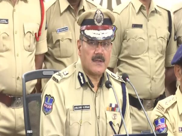 Hyderabad Police Commissioner Anjani Kumar (Photo/ANI).