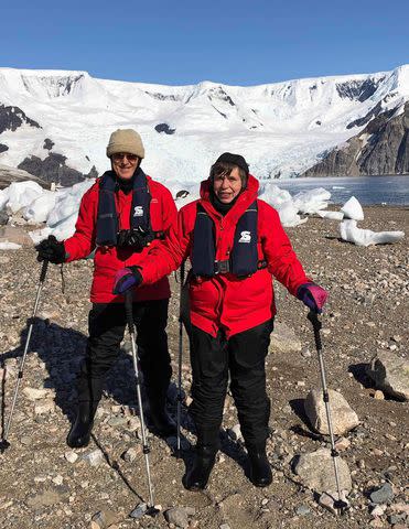 <p>Jennifer Garner/Instagram</p> Jennifer Garner's parents, William and Pat, in Antarctica