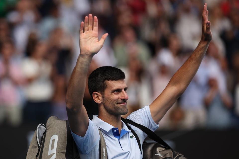 Defeated: Novak Djokovic will not add to his record 10 Australian Open titles this year (Getty Images)