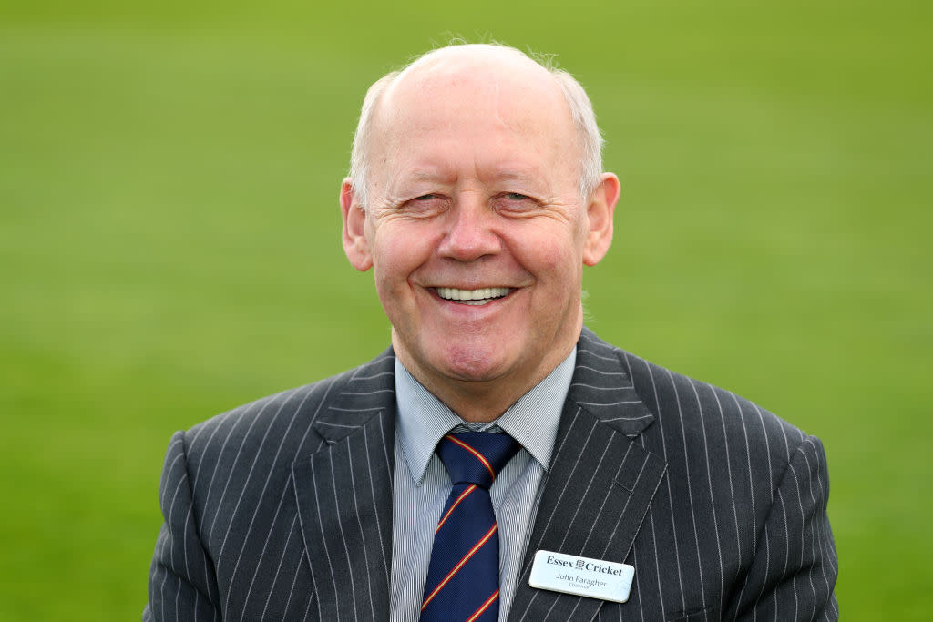 John Faragher, Chairman of Essex County Cricket Club poses during the Essex CCC Photocall at Cloudfm County Ground on April 4, 2018 in Chelmsford, England. (Photo by Dan Istitene/Getty Images)