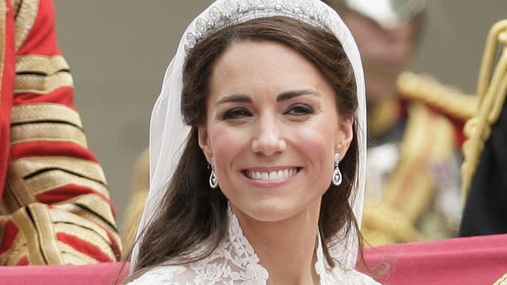 Princess Catherine bronzer wedding day