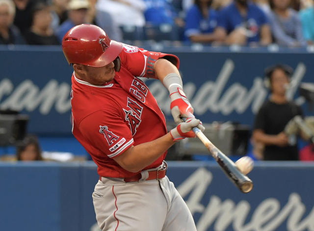 There is a distinct possibility that Mike Trout hit this golf ball