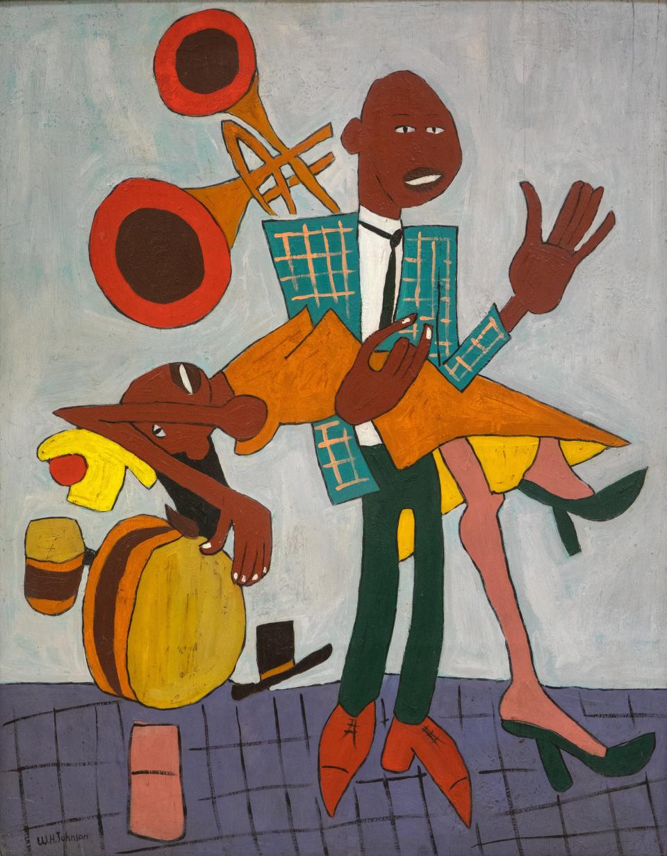 William Henry Johnson, “Jitterbugs V,” ca.  1941-42.