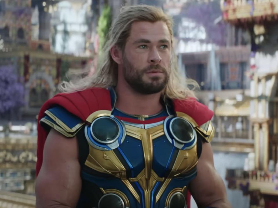 Chris Hemsworth as Thor in "Thor: Love and Thunder."