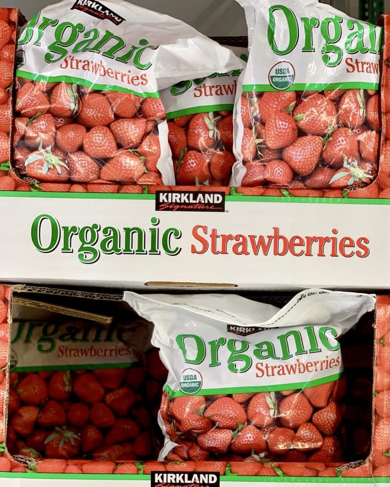 kirkland organic strawberries in costco