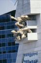 June 11, 1989: Exterior view with architectural detail of SkyDome during the Toronto Blue Jays game against the Detroit Tigers. (Photo by Rick Stewart/Getty Images)