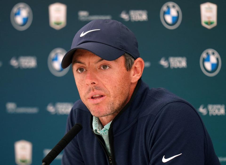 Rory McIlroy is one of the most vocal supporters of the PGA Tour and DP World Tour (Adam Davy/PA). (PA Wire)