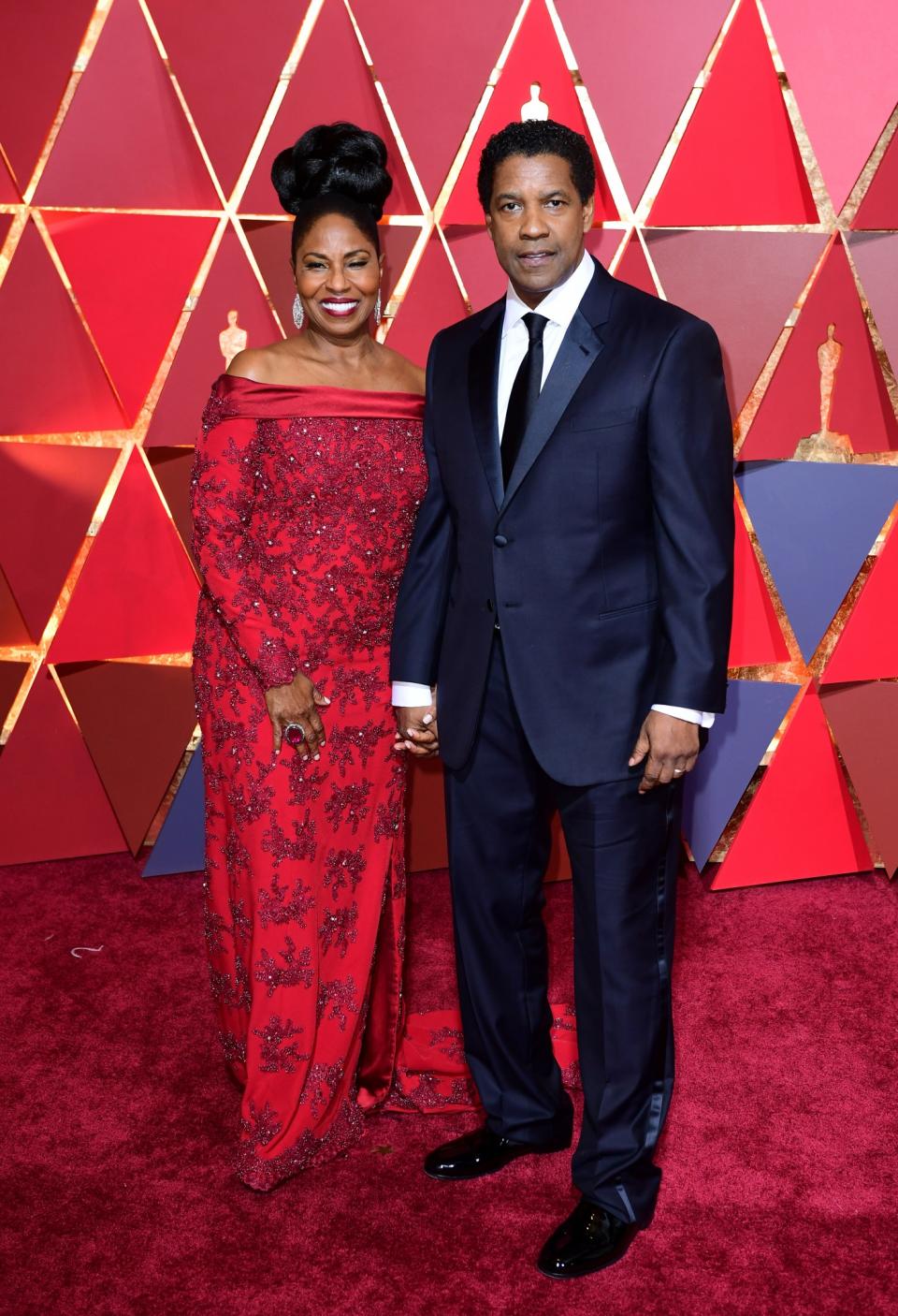 Denzel Washington and Pauletta Washington