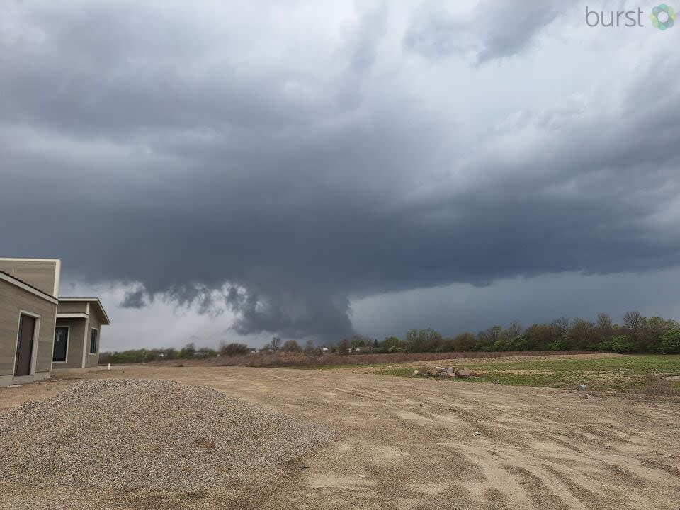 Storm heading northeast, Troy.