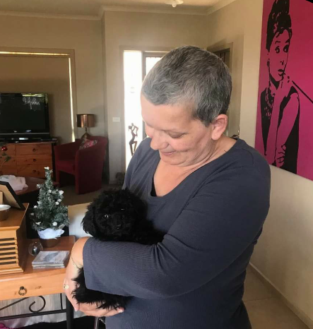 Not having to worry about a funeral, Nives now has more time to spend with her loved ones, including her support dog. Source: Supplied