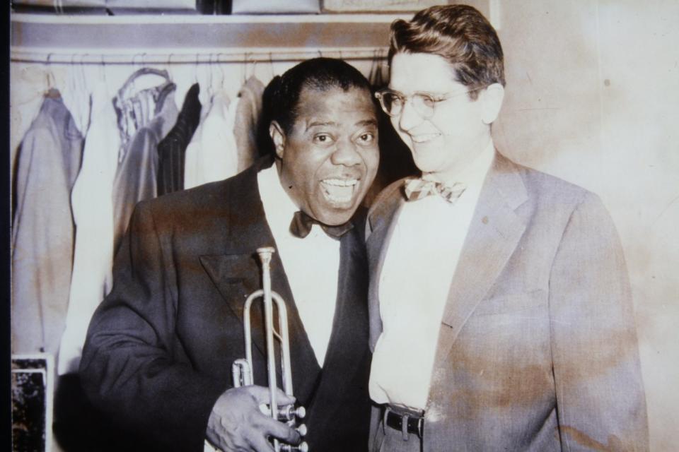 Louis Armstrong and Jerome Chazen. - Credit: courtesy shot of Chazen family