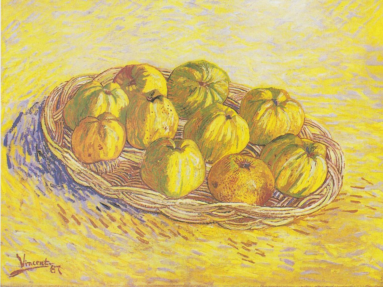 Still Life with Basket of Apples, Vincent van Gogh 